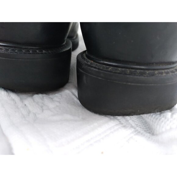 Justin Black Work Boots Measures 10. 5 conductor Oil Resistant READ description main image 9